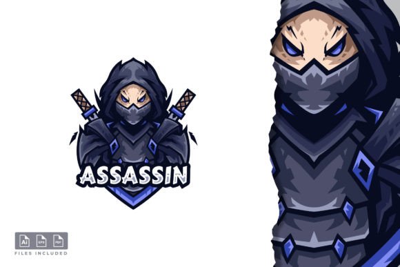 Assassin Mascot E-sport Logo: Vector Design Guide