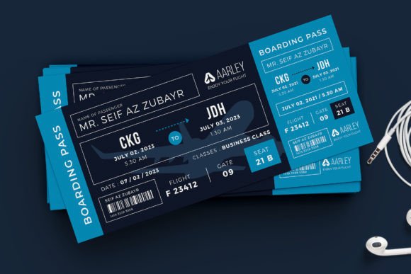 Boarding Pass Template: A Design Essential for Events