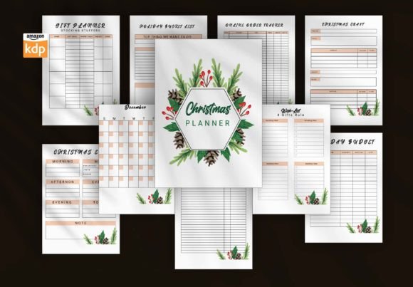 Christmas Planner 10 Pages Printable KDP: A Practical Tool for Organized Holiday Planning