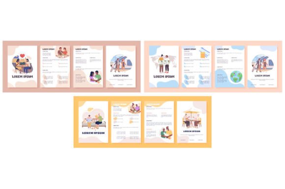 Couple Life Brochure Template Set