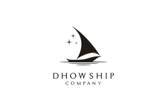 Dhow Sailboat Logo: A Nautical Branding Asset