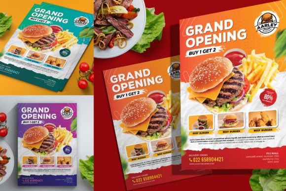Elevate Your Brand with a Professional Fast Food Menu Flyer