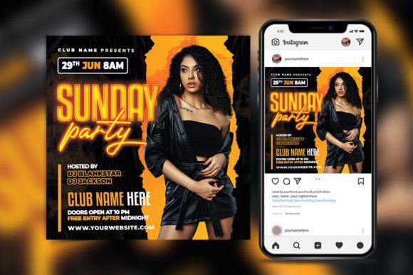 Elevating Nightlife Branding: The Strategic Power of the Sunday Night Party Club Dj Flyer