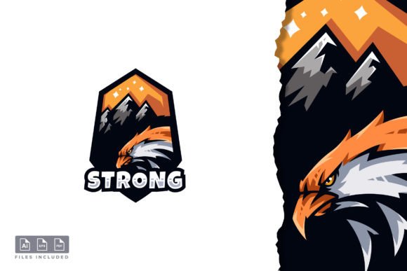 Forging a Digital Legacy with the Eagle Mascot E-Sport Logo