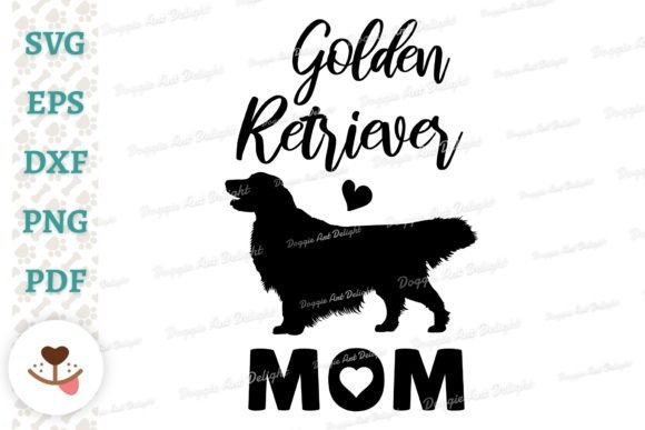 Golden Retriever Dog Mom Svg Png Dxf Eps: A Strategic Design Asset for Creative and Business Use