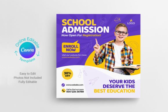 Kids Education Post Canva Template: A Creative Tool for Educators and Parents