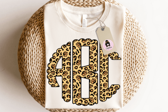 Leopard Sharm Rock Circle Monogram PNG Guide