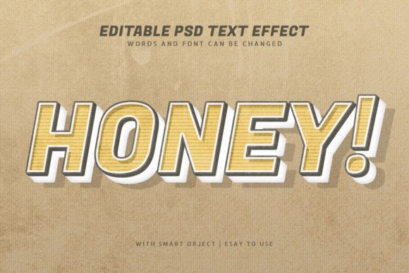 Reviving Nostalgia: The Power of the Honey 3D Retro Vintage Style Text Effect in Modern Design