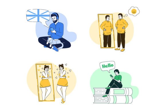 Self Love and Learning Illustrations