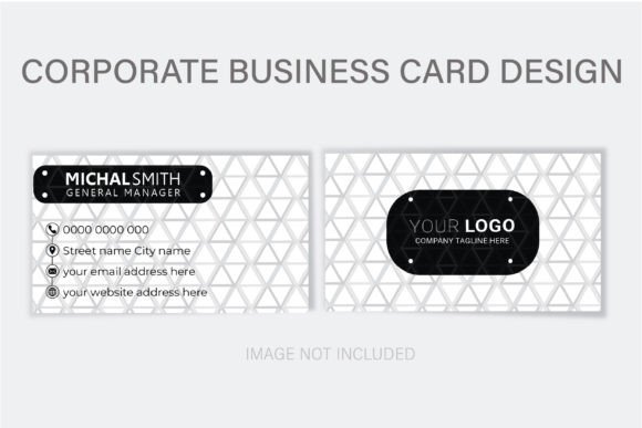 Timeless Black and White Business Card Design