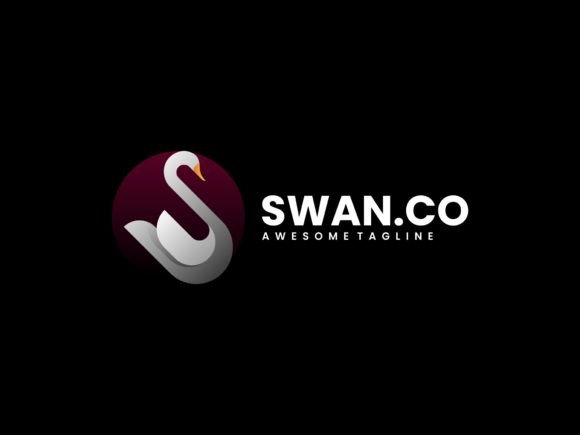 Unlocking Brand Potential with the Swan Gradient Logo